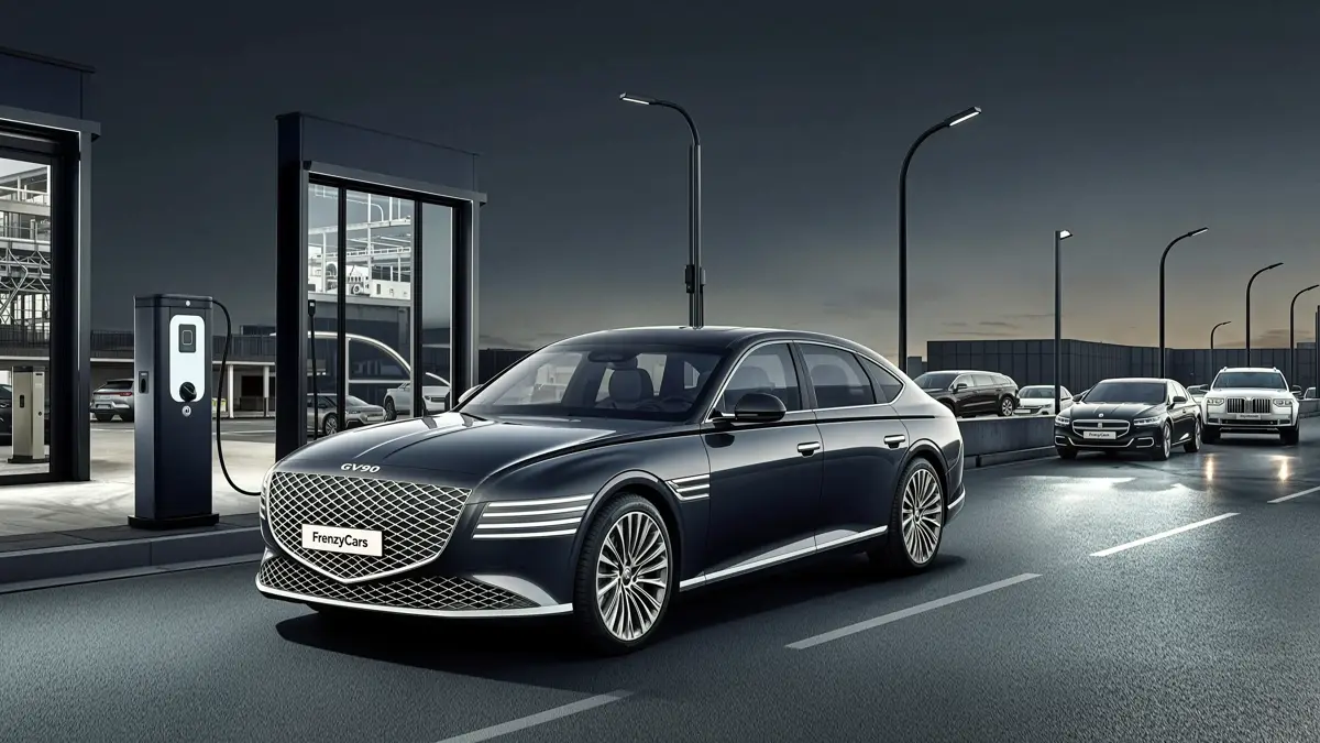 Genesis GV90 Debuts with 657 HP, Coach Doors, and the World's First Roof Airbag